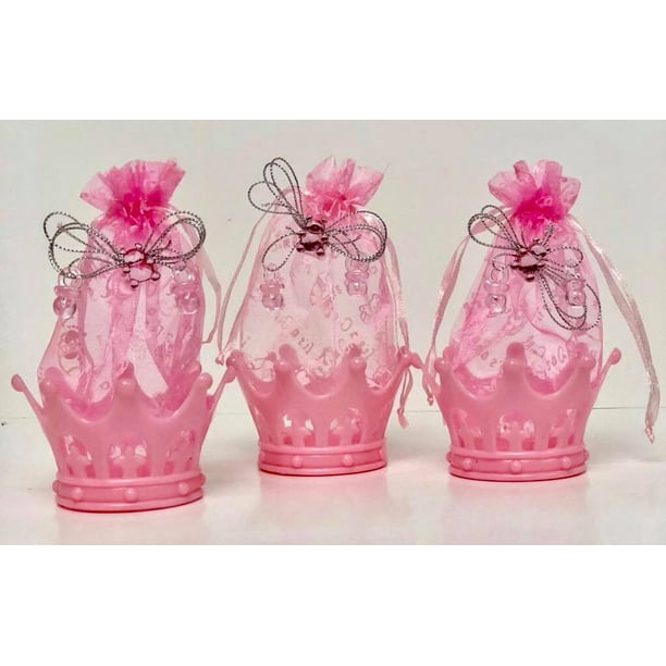 12 PC BABY SHOWER FAVORS FILLABLE FEET RECUERDOS PARTY FAVORS GIRLS PINK DECOR 